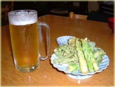 山菜&ビール